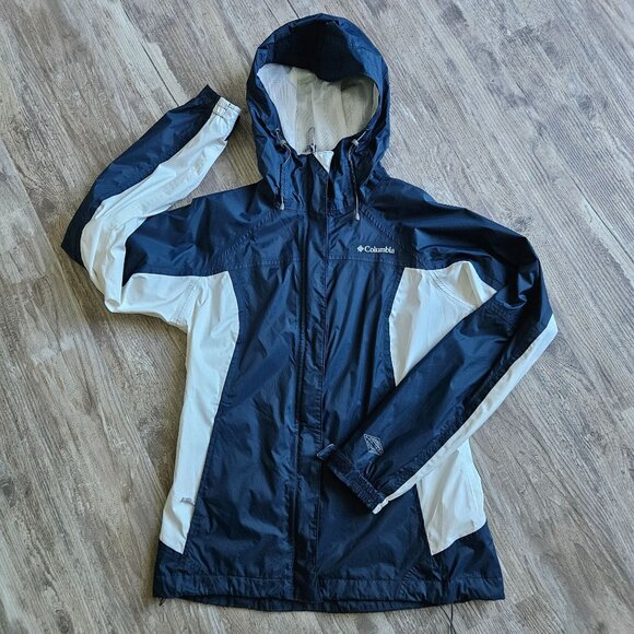 Columbia Arcadia Womens Hooded Rain Jacket Waterproof Lightweight Size Small - Picture 1 of 16